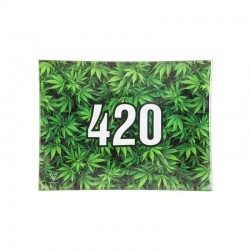 VASSOIO VETRO PICCOLO V SYNDICATE - 420 VERDE