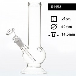 Plain Bouncer Glass Bong - 21 cm