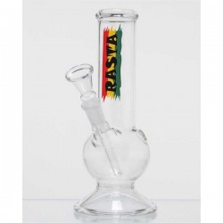 Bong Vetro Bandiera Rasta - 21 cm