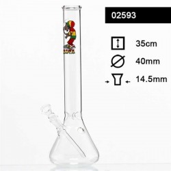 Bong Vetro Rasta Smoker - 35 cm