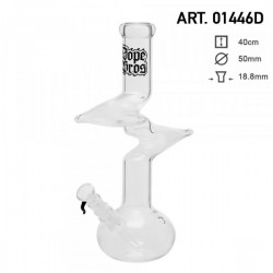 Bong Vetro Zig Zag Dope Bros 5mm - 40 cm