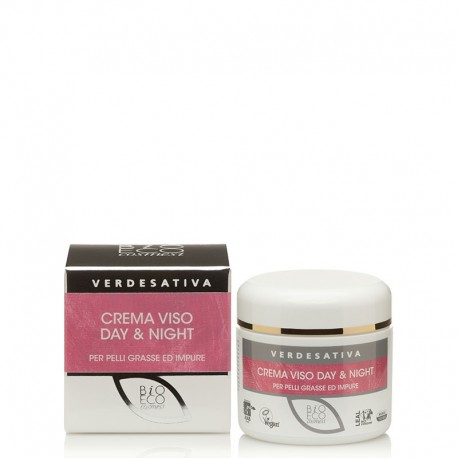 Crema viso Bio attiva Day & Night – 100% naturale