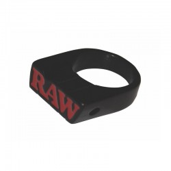 Anello Raw Nero Taglia 8