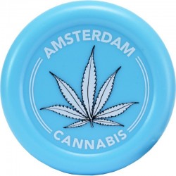 grinder plastica blu - amsterdam cannabis