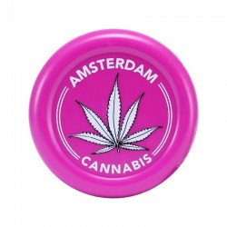 GRINDER PLASTICA ROSA - FOGLIA