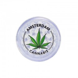 grinder plastica trasparente - Amsterdam foglia