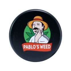 GRINDER PLASTICA NERO - PABLO'S WEED